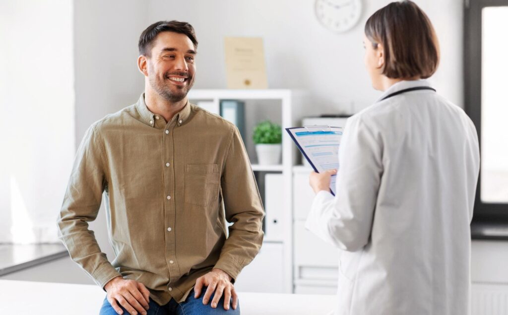 Man receiving professional care during benzodiazepine addiction in Denver, Colorado.
