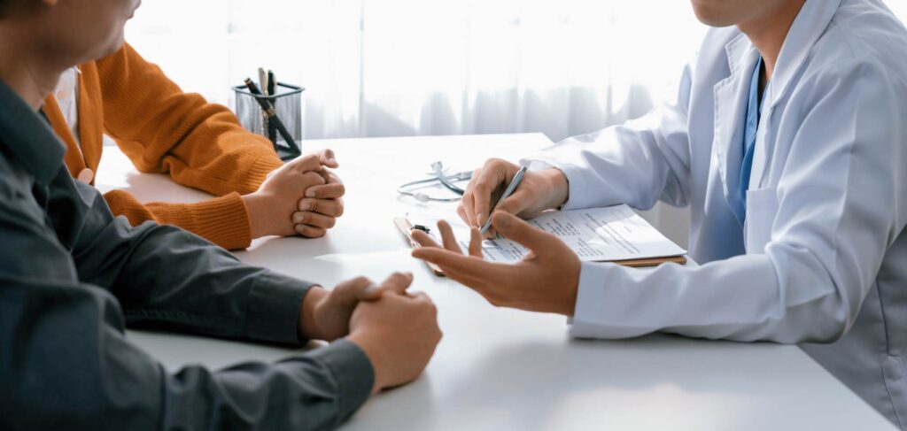 Professional working with clients through psychiatry in Denver.